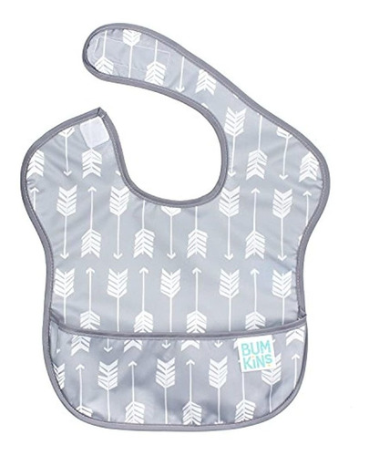 Bumkins Impermeable Superbib, Arrow, 6-24 Meses, Arrow