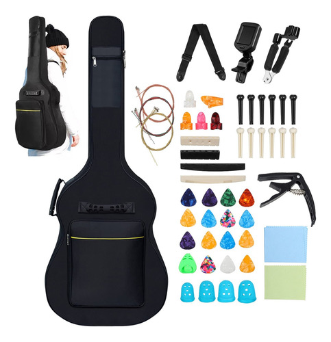 Accesorio Para Guitarra Conjunto De Cuerda Bolsa De Guitarra