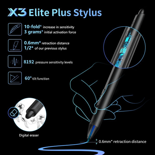 Lapicero Stylus Xp-pen X3 Elite Plus Nuevo !!!