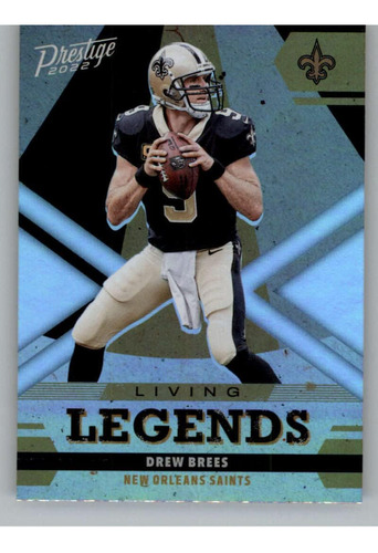 2022 Panini Prestige Living Legends 3 Drew Brees Tarjeta Col