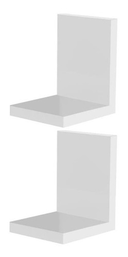 Imagem 3 de 3 de Prateleira Buzios 15 X 12 Cm Branco - 2 Unidades