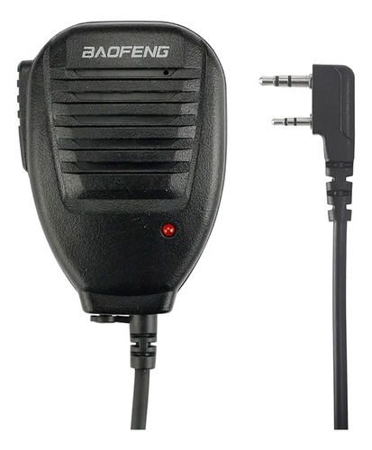 Baofeng Microfono De Altavoz Bidireccional De 2 Pines, Cable