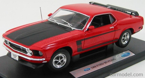 Auto A Escala Ford Mustang 1969 1:18 Welly