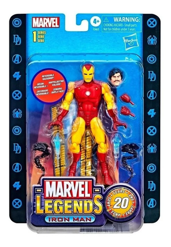 Iron Man Marvel Legends 20 Años Hasbro