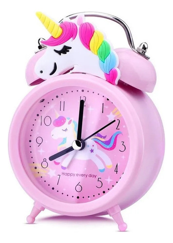 Despertador Con Diseño De Unicornio Rosa For Niños Con Cáma