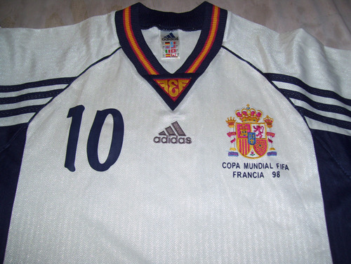 Seleccion España La Furia Adidas Francia 1998 #10 Raul (Usado)