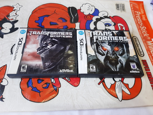 2 Juegos De Transformers,decepticons,revenge Of Fallen,ds.