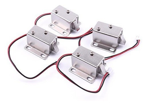 Cerradura Atoplee 4 Piezas Mini Cerradura De Solenoide Elect