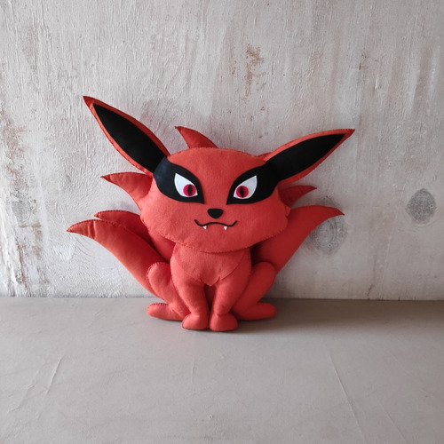 Naruto E Kurama - Kit 2 Bonecos De Feltro