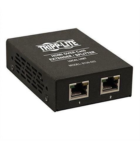 Tripp Lite Hdmi De 2 Puertos Sobre El Divisor Extensor Cat5 