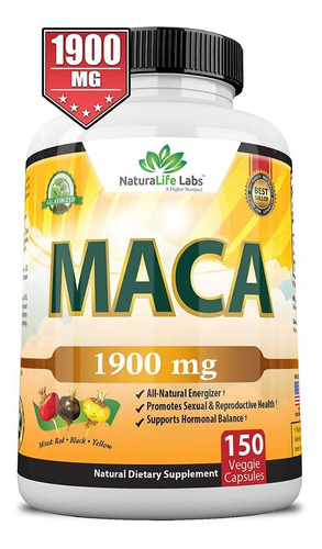 Maca Naturalife Labs 150caps - Unidad a $2026