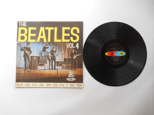The Beatles Vol 4 Edicion Lp Vinilo Monfonico Colombia 1964