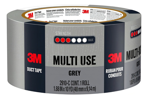 Cinta Duct Tape 3m Adhesiva Multiuso 48mmx9,14m Gris 2910