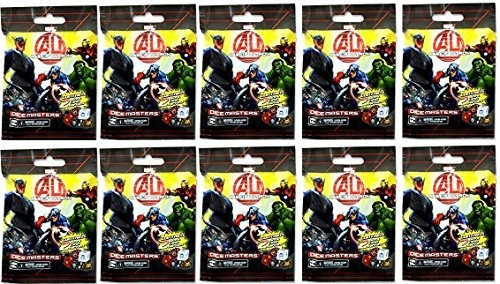 10 (diez) Boosters Packs De Marvel Dice Masters: Juego De Co