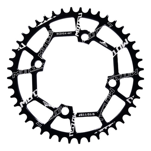 Bicicleta Roda Dentada 40t ~ 52t 104bcd Mtb Preto 44t