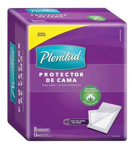 Imagen 3 de 3 de Plenitud Protector De Cama X 8 Unidades