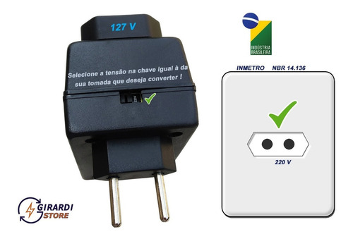Imagem 5 de 10 de Transformador Conversor De Voltagem 110-220v Ou 220-110v 30w