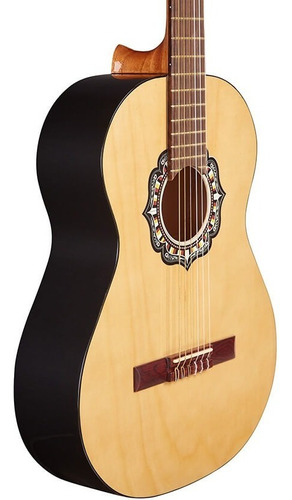 Guitarra Fonseca Criolla Mod 25 Funda Afinador Púas Musikoz