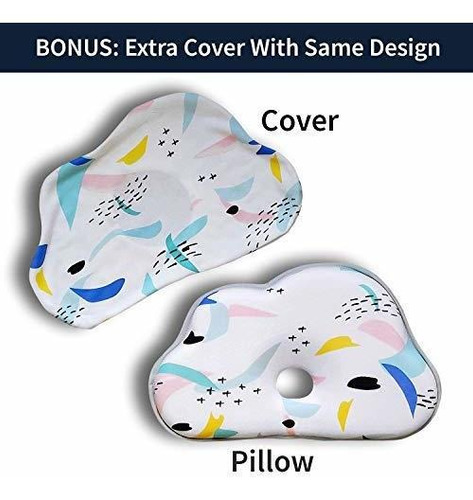 Almohada Reinsta Baby Pillow For Newborn Prevent Flat Head (
