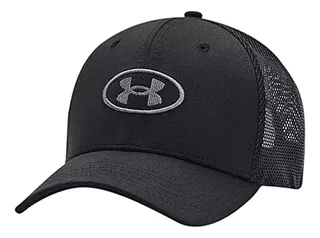 Under Armour Blitzing Trucker Para Hombre, Negro Gris, Talla