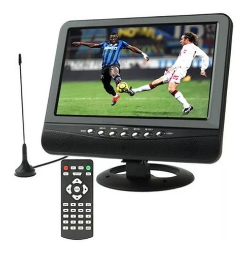 Televisor Portatil 9  Pulgadas Tdt Usb Tv Carro Recargable