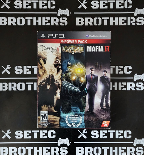 2k Power Pack - Darkness 2 Bioshock 2 Mafia 2 Ps3 - Físico 