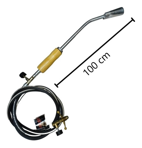 Vassoura De Fogo Maçarico 100cm C/ 2 Registros Despelar Porc