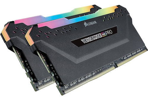 Memória Ram Vengeance Rgb Pro Color Preto 32gb 3000mhz + Nf