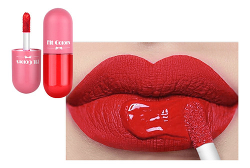 Lápiz Labial Líquido Aterciopelado Capsule Matte Lipstick 6