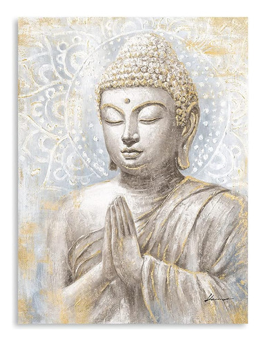 Decoración De Arte De Pared De Buda De Oro: Pequeña Pintura 