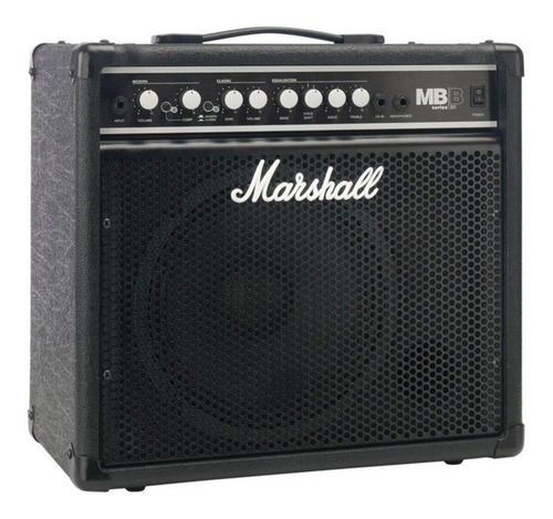 Imagen 2 de 2 de Amplificador Marshall MB30 Transistor para bajo de 30W