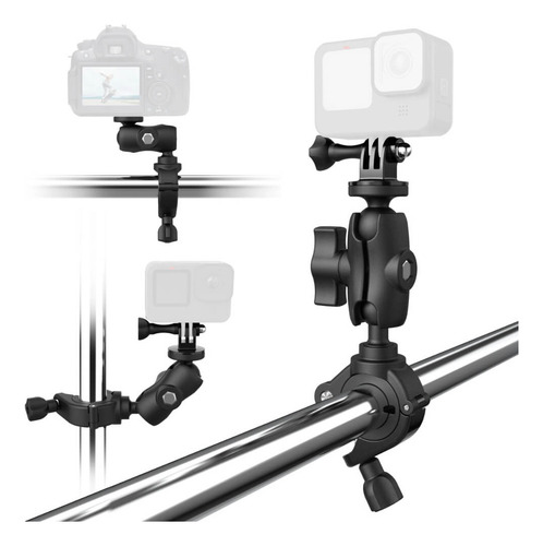 Suporte Guidão De Bike E Moto Para Gopro E Câmeras Similares