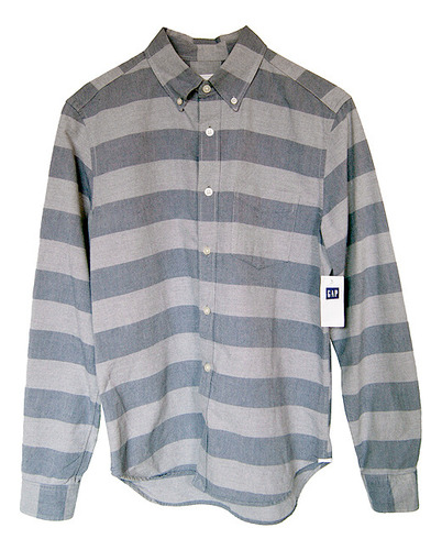 Camisa Gap Modern Oxford , 100% Reciclada, Algodón, Nueva