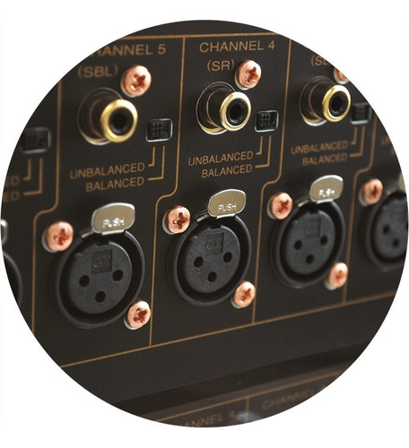 Amplificador preto de 7 canais Marantz-MM8077