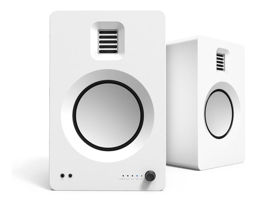 Imagen 1 de 2 de Kanto Tuk Matte White Bluetooth Premium Powered Speaker