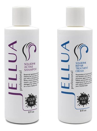 Jellua Squidink Champú Activo Y Tratamiento Reparador Crem.