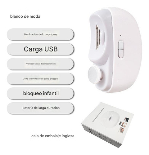 Cortador De Uñas Automático Eléctrico Multifuncional