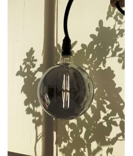 Foco Led Vintage Con Filamento Osram Globe Black 5w