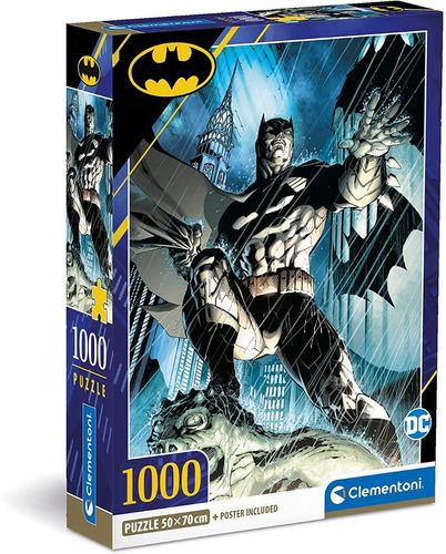 39714 Batman Comic Rompecabezas Clementoni 1000 Piezas