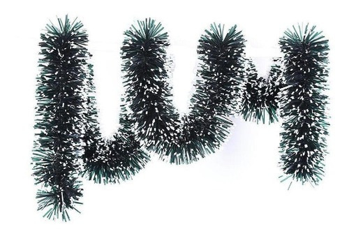 Festão Opaco Nevado 8cmx2m Enfeite Decoração Natal
