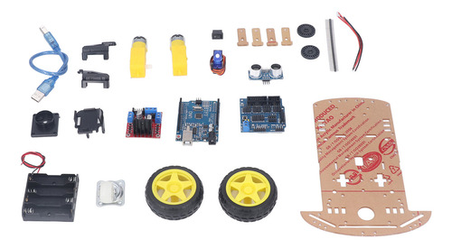 Kit Programable De Coche Inteligente, Chasis De Robot, Desar