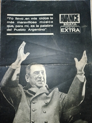 Revista ** Avance ** Smata - Muere Juan D. Peron - Año 1974