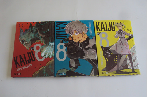 Kaiju N° 8 # 1 2 Y 3 Manga Ivrea