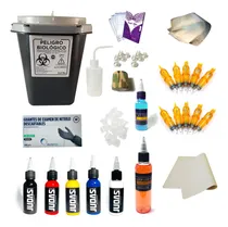 Comprar Kit Tatuajes Insumos Base Para Pen - Tattoo - Cartuchos 
