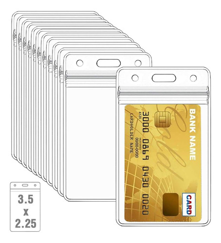Mica Vertical. Porta Credencial Gafete Ine 100 Unidades