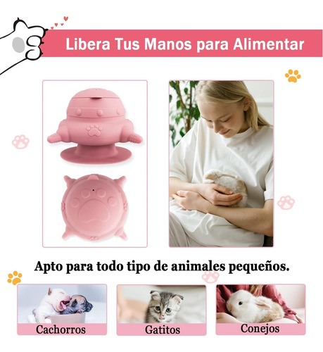 Alimentadores De Cachorros Para Cachorros MĂșltiples 240 Ml