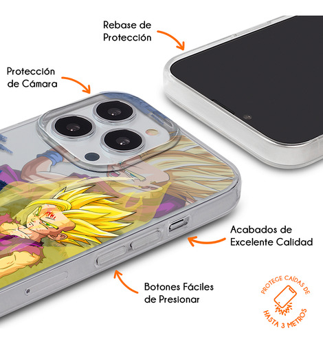 Funda Para Nubia Gohan Super Saiyajin 2 Dragon Ball Anime Gohan Sjj2 Music