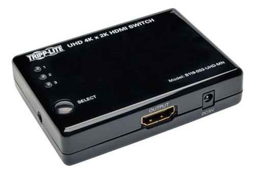 Tripp Lite Interruptor Hdmi 4k De 3 Puertos Para Video Y Au.