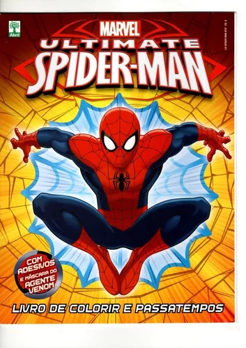 Livro Infantil 50 páginas para colorir - Homem-Aranha