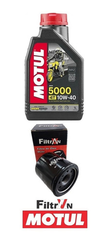 Óleo Motul 5000 10w40 + Filtro Fram Ninja Versys Er6 Cbr Kit
